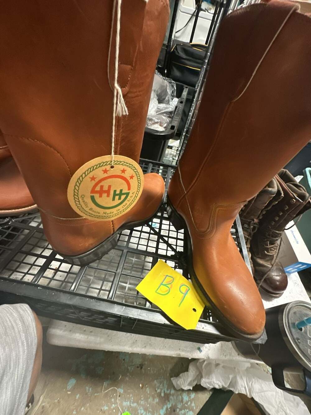Double-H Western Cowboy Boots Size 8.5B